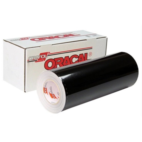 2 Pack 12"x 1 Yard Oracal 651 WHITE & BLACK Cricut Hobby Craft Vinyl Decal - Picture 3 of 4